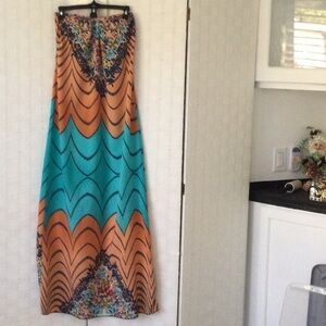 Hello Miss Women’s Strapless Dress size S washable beautiful design.      #307